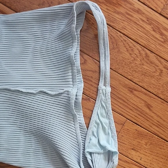 Wilfred Sky Blue Ribbed Bodysuit - Picture 5 of 5